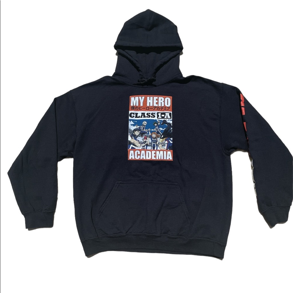 Japanese Manga My Hero Class 1-A Academia Anime Hoodie Large